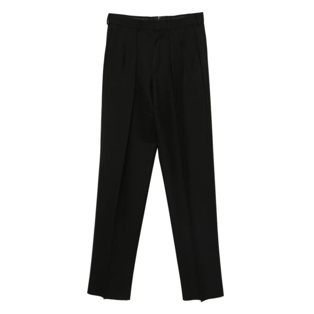 Tom Ford Men High Twist Wool Pleated Trousers